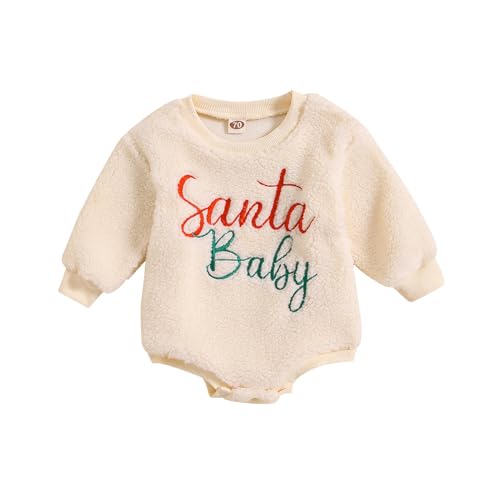 MNSWR Babys Erstes Weihnachten,Cosplay Kostüme Bodysuit Für Jungen Mädchen Strampler Baby Baby Strampler Lustig Mädchen Weihnachten Geschenke Pyjama Baby Baby Strampler Lustig Wichtel Weihnachten,Ba von MNSWR