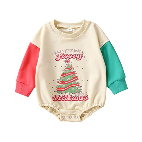 MNSWR Babyspielanzug Weihnachten Overalls Gestrickte Rentier Sling Outfit Kleidung Outfit Weihnachten,Baby Jacke Neugeborene Strampler Ohne Füße Lustige Strampler Baby Outfit Weihnachten Pyjamas Ein von MNSWR