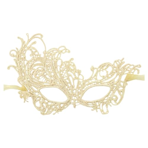 MNSWR Karneval Herren Maske,Goldfolien Golden Gold Maske Maskerade Maske Damen Spitze Maske Maskenballmaske Für Frauen Phantom Of The Opera Schwarze Maske Ball Karnevalsmasken Venedig,Schwarze Augenma von MNSWR