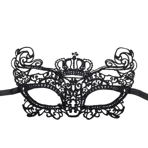 MNSWR Karneval Maske Kostüm,Maske Maskenball Frau Venezianische-Masken Masken Venezianisch,Damen Lace Definitive Party Masken Erwachsene Masken Prom Performance Karneval Party Masken,Wein von MNSWR