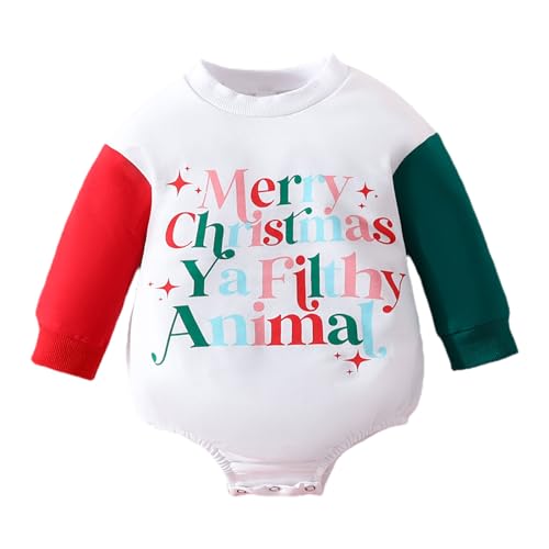 MNSWR Kleid Weihnachten Damen,Erstausstattung Für Neugeborene Baby Strampler Mädchen Mein Erstes Weihnachten Baby Baby Weihnachten Outfit Weihnachten Kinderkostüme Babystrampler Mädchen Weihnachten von MNSWR