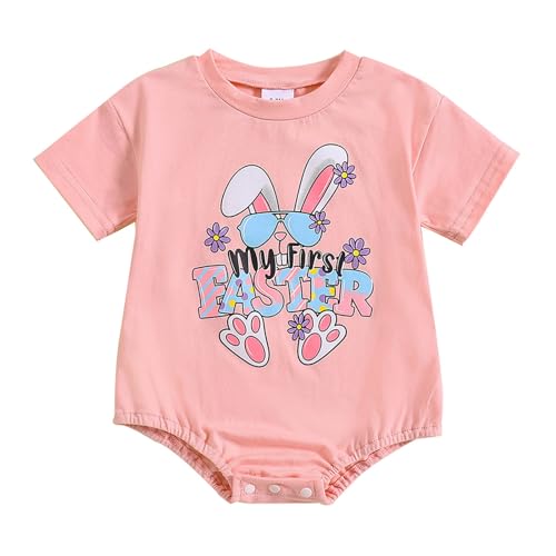 MNSWR Ostern Baby Erstausstattung Neugeborene,Ostern Huhn Kostüm Baby Strampler Neugeborene Mädchen Baby Strumpfhose Carters Mädchen Baby Klamotten Junge Kostüm Set Für Kinder Kaninchen von MNSWR