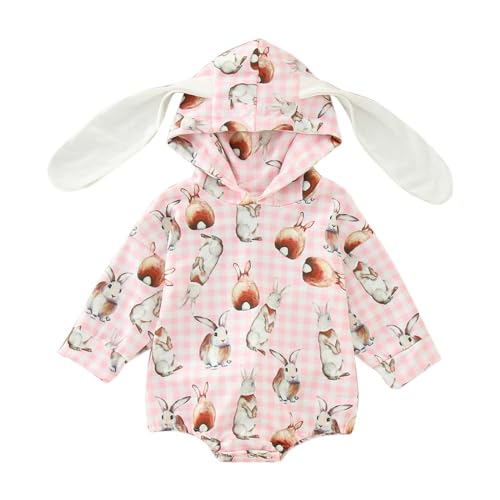 MNSWR Ostern Baby Kleidung Jungen,Ostern-Küken-Kostüm-Set Strampler Ostern Sudocrem Baby Baby Sachen Mädchen Babybekleidung Jungen Hasen Kostüm Overall von MNSWR