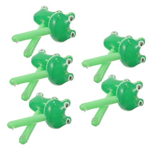 10st Aufblasbares Für Dinosaurier- Prallen Bausatz Gadgets Mann Schwimmbad Babyspielzeug Hammer Zappeln Gummiartig Sensorisches Tank Pvc Green MOBUTOFU von MOBUTOFU