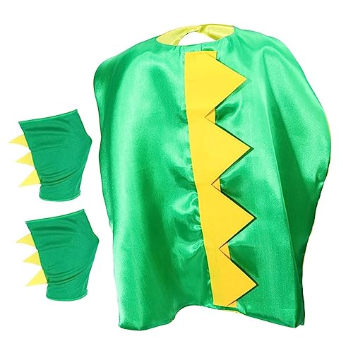 MOBUTOFU 1 Satz Dinosaurier-Umhang Halloween-Kinderumhang Halloween-Performance-Kleidung Flügel Kostüm halloween cape halloween costume Halloween Umhang Umhang Drachenmäntel Stoff Green von MOBUTOFU