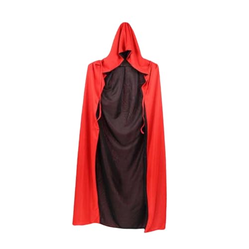 MOBUTOFU 1 Stück Halloween Umhang Mit Kapuze Für Erwachsene Ideal Für Vampir Cosplay Halloween Kostüme Und Karneval Aus Hochwertigem Material Vielseitig Einsetzbar von MOBUTOFU