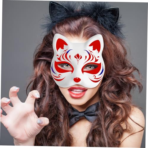 MOBUTOFU 12 Stück Teiliges DIY Papiermasken Katzenmotive Weiße Blanko Masken aus Stabiler Pappe Leichte Kostüm und Bastelmasken für Karneval Maskenball Bemalbar Universalgröße für Damen und MOBUTOFU 12 Stück Teiliges DIY Papiermasken Katzenmotive Weiße Blanko Masken aus Stabiler Pappe Leichte Kostüm und Bastelmasken für Karneval Maskenball Bemalbar Universalgröße für Damen und von MOBUTOFU