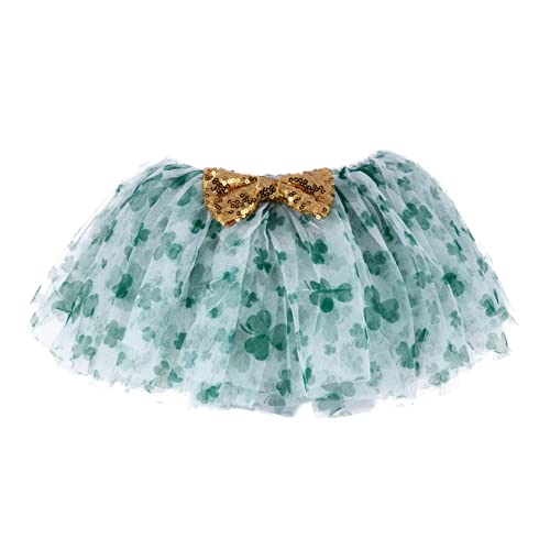 MOBUTOFU 1stk Tutu-rock St. Patricks-day-tutu St. Patricks Day Kostüm Tutu St. Patricks Day Tutu-kleid Tutu Aus Mädchen Grünes Tutu Tanz Grünes Tutu Mode Tutu Green Gittergewebe von MOBUTOFU