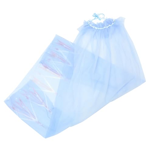 MOBUTOFU 1stk Umhang Für Kinder Prinzessin Wintermantel Cape Umhang Für Prinzessin Weihnachts-cosplay-kostüm Weihnachtsprinzessin Umhang Kinderkostüme Mädchen Umhang Baumwollmischung Blue von MOBUTOFU