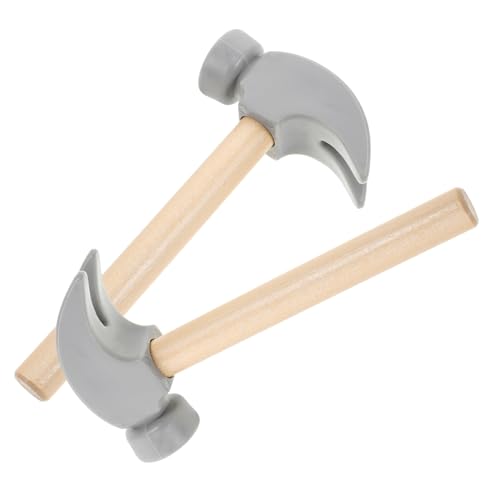 MOBUTOFU 2-teiliges Holzhammer-Spielzeug Für Kinder, Pädagogisches Hammer-pfund-Spielzeug, Bauhammer-werkzeugset Für Kleinkinder, Hölzernes Kinderhämmer-Set Für Die Frühe Entwicklung Und von MOBUTOFU