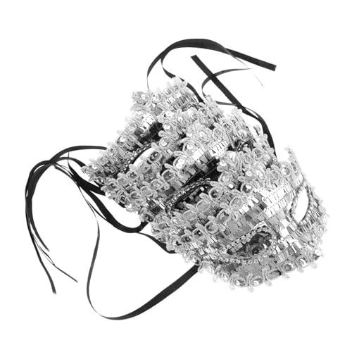 MOBUTOFU 5 Stück Glänzende Masquerade Halbgesichtsmaske für Damen Passend Halloween Party und Karnevalsmasken für Kostümfeste Hochzeiten und Prom Veranstaltungen MOBUTOFU 5 Stück Glänzende Masquerade Halbgesichtsmaske für Damen Passend Halloween Party und Karnevalsmasken für Kostümfeste Hochzeiten und Prom Veranstaltungen von MOBUTOFU