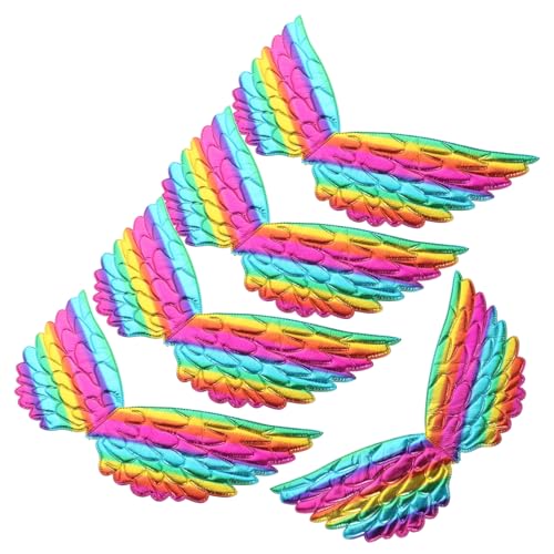 MOBUTOFU 5 Stück Teiliges Einhorn Flügel Bunte Engelsflügel Leichte Kostüm Requisiten für Halloween Weihnachten Karneval und Bühnenauftritte Kreatives Cosplay Zubehör für Mädchen MOBUTOFU 5 Stück Teiliges Einhorn Flügel Bunte Engelsflügel Leichte Kostüm Requisiten für Halloween Weihnachten Karneval und Bühnenauftritte Kreatives Cosplay Zubehör für Mädchen von MOBUTOFU