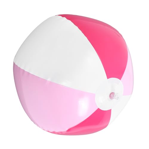 MOBUTOFU Aufblasbarer Ball Springender Wasserball Aufblasbarer Strandball Pink Bunter Pvc Ball Für Poolpartys Strandaktivitäten Und Wasserspiele Ideales Für Den Sommer von MOBUTOFU