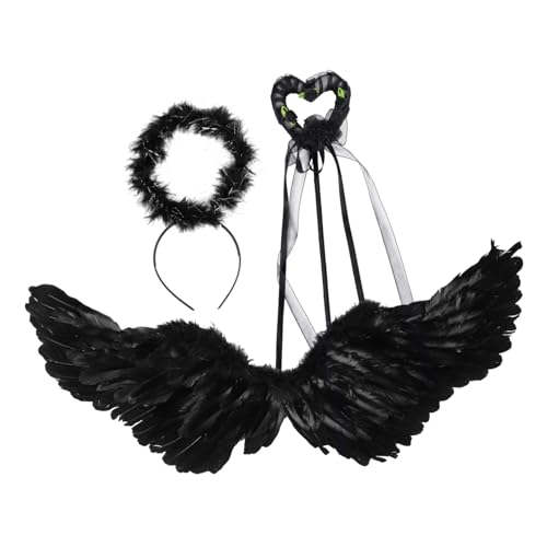 MOBUTOFU Devil Wing Kostüm für Schwarzen Robusten Flügeln aus Naturmaterial Faltbar Atmungsaktiv für Halloween Kostüm und Rollenspiele Niedliches Festival Teufelsoutfit MOBUTOFU Devil Wing Kostüm für Schwarzen Robusten Flügeln aus Naturmaterial Faltbar Atmungsaktiv für Halloween Kostüm und Rollenspiele Niedliches Festival Teufelsoutfit von MOBUTOFU
