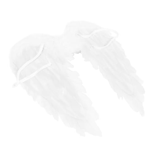 MOBUTOFU Engelsflügel aus Weißen Federn für Erwachsene und Weiches Party Cosplay Accessoire Dekoratives Bühnenrequisit für Weihnachten und Aufführungen MOBUTOFU Engelsflügel aus Weißen Federn für Erwachsene und Weiches Party Cosplay Accessoire Dekoratives Bühnenrequisit für Weihnachten und Aufführungen von MOBUTOFU