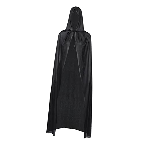 MOBUTOFU Halloween Karneval Halloween Vampir Umhang Mit 14 Meter Schwarzer Cape Für Kostümpartys Cosplay Halloween Verkleidungen Ideal Für Andere Schaurige Charaktere von MOBUTOFU