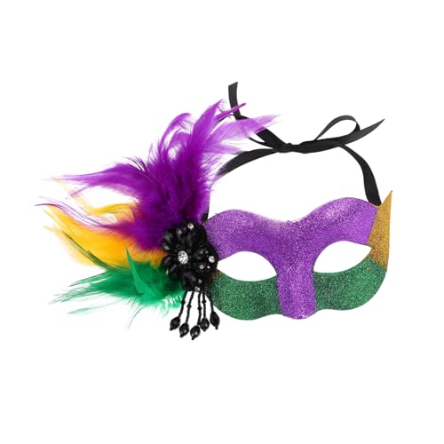 MOBUTOFU Maskenmasken-set Karnevalsmasken Mardi Gras-kostüme Halloween-masken Irische Ostern Jungen Und Mädchen Erwachsene Party-kopfbedeckung von MOBUTOFU