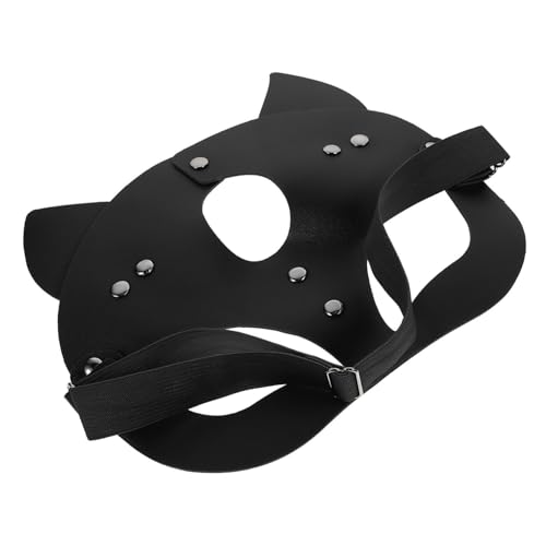 MOBUTOFU Ledermaske Fuchs Für Maskerade Und Cosplay Handgefertigte Partymaske Hochwertige Requisite Für Karneval Halloween Und Kostümpartys Einstellbares Band Unisex von MOBUTOFU