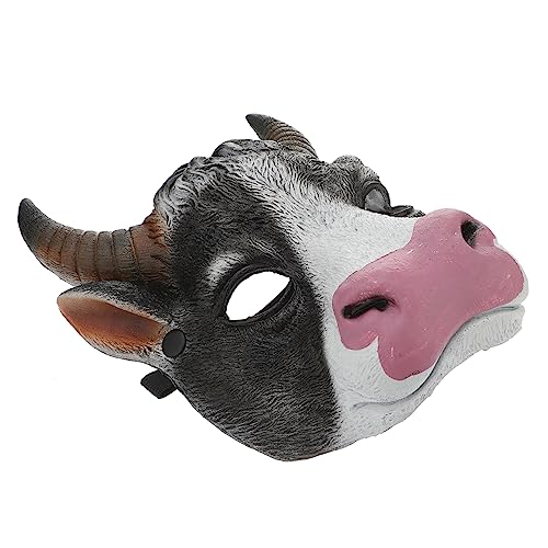 MOBUTOFU Ox Maske Realistische Karnevalsmaske Für Halloween Kostü Party & Cosplay Gruselige Büffelmaske Als Accessoire Für Kostümpartys Und Maskerade von MOBUTOFU