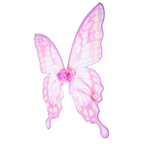 MOBUTOFU Ostern verkleiden buterfly schmetterlingsflügel Kinderflügel butterfly wings Flügel für Cosplay Flügel Cosplay Flügel für Kostüm schmetterling kostüm flügel Polyester Rosa von MOBUTOFU