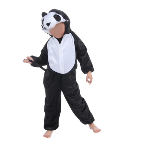 MOBUTOFU Panda Kostüm Für Halloween Tierkostüm Für Größe M 90 Perfekt Für Karneval Fasching Und Cosplay Veranstaltungen von MOBUTOFU