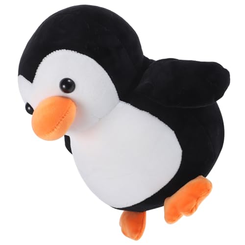 MOBUTOFU Pinguin Kissen Pinguin Spielzeug Pinguine Spielzeug Aquarium Dekoration Kindertag Plüschfigur Spielzeug Kuscheltiere Plüschpinguin Stofftier Pinguin Pp Baumwolle Schwarz von MOBUTOFU