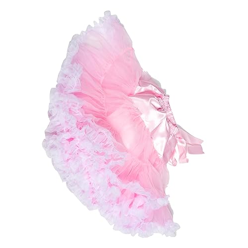 MOBUTOFU kurzer Unterrock kinder prinzessinnen kleider faschingskostüme faschingkostüme pinker Tüllrock für Kleinkinder Tüllröcke Tutus für kleine Mädchen Kinder-Tutu Polyester Rosa von MOBUTOFU