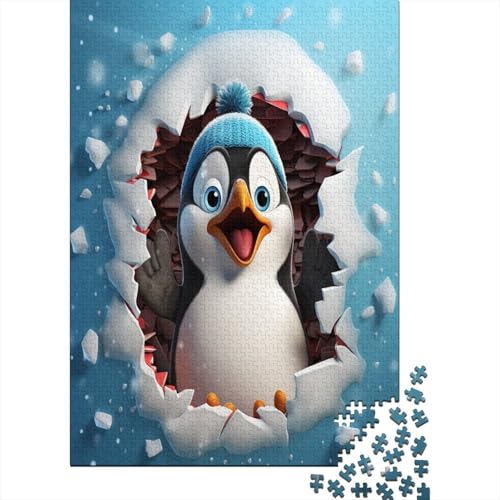 1000 Stück Puzzles Für Erwachsene Teenager 3D Tier Avatar Stress Abbauen Familien-Puzzlespiel Mit Poster in Voller Größe 1000-teiliges Puzzle Lernspiel Geschenk 1000pcs (75x50cm) von MOBYAT