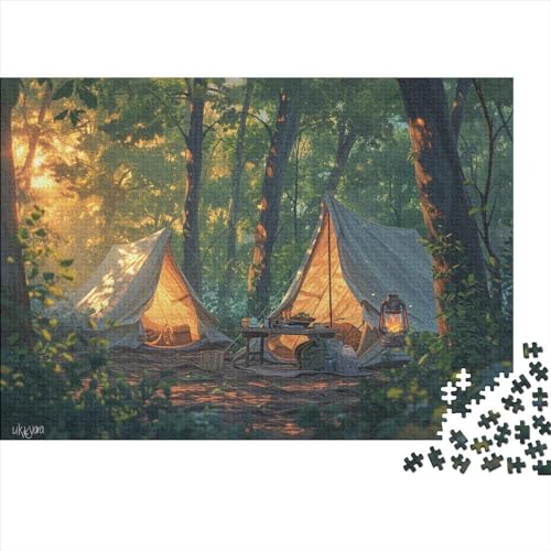 1000 Stück Puzzles Für Erwachsene Teenager Camper-Romantik Stress Abbauen Familien-Puzzlespiel Mit Poster in Voller Größe 1000-teiliges Puzzle Lernspiel Geschenk 1000pcs (75x50cm) von MOBYAT