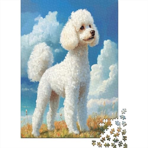 1000 Stück Puzzles Für Erwachsene Teenager Poodle Stress Abbauen Familien-Puzzlespiel Mit Poster in Voller Größe 1000-teiliges Puzzle Lernspiel Geschenk 1000pcs (75x50cm) von MOBYAT