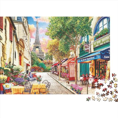 300 Stück Puzzles Für Erwachsene Teenager parizhskaya_ulochka_1 Stress Abbauen Familien-Puzzlespiel Mit Poster in Voller Größe 300-teiliges Puzzle Lernspiel Geschenk 300pcs (40x28cm) von MOBYAT