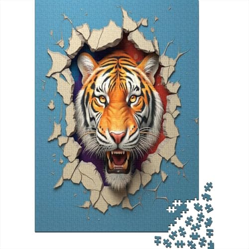 3D Tier Avatar 1000 Teile, Impossible Woody Puzzle,Geschicklichkeitsspiel Für Die Ganze Familie, Erwachsenenpuzzle Ab 14 Jahren Puzzel 1000pcs (75x50cm) von MOBYAT