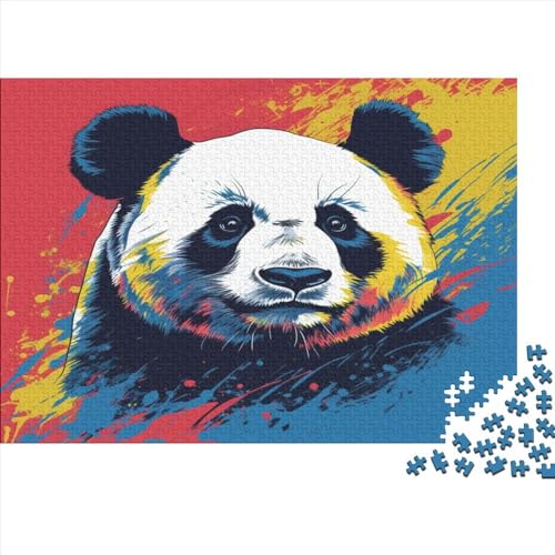 500 Stück Puzzles Für Erwachsene Teenager süßer Panda Stress Abbauen Familien-Puzzlespiel Mit Poster in Voller Größe 500-teiliges Puzzle Lernspiel Geschenk 500pcs (52x38cm) von MOBYAT