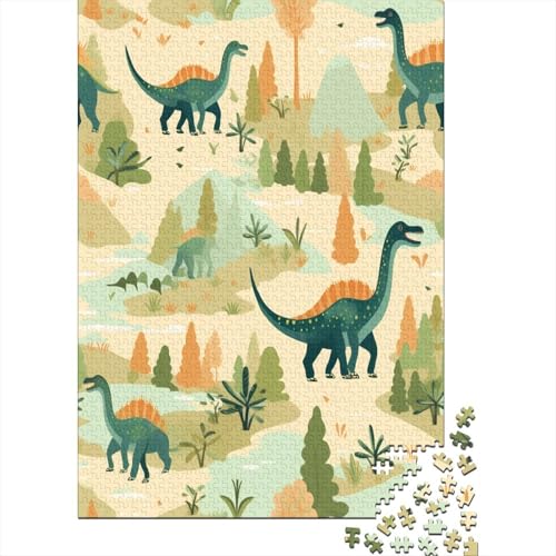 Dinosaurier Puzzlespiel 1000 Teile Erwachsene -Puzzle 1000 Stück Spiel Puzzles Für Erwachsene Kinder Puzzle Erwachsenen Puzzlespiel Puzzel 1000pcs (75x50cm) von MOBYAT