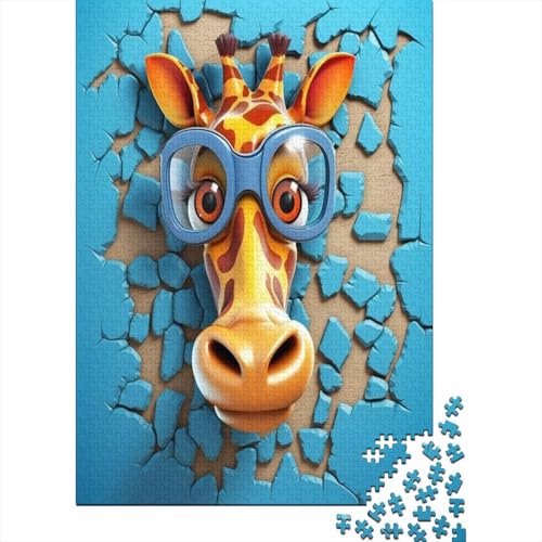 Hölzern Puzzle 3D Tier Avatar 1000 Piece Puzzle for Adults, Puzzle with 1000pcs (75x50cm) von MOBYAT