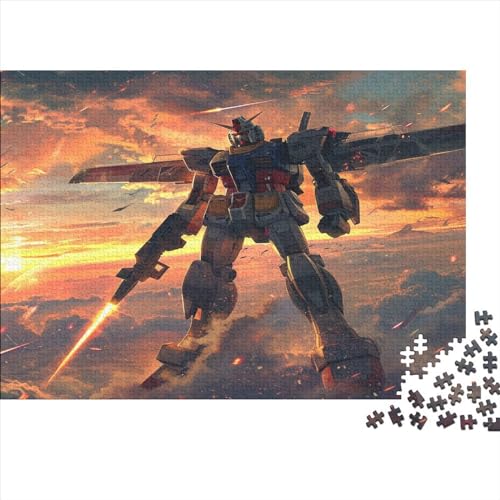 Hölzern Puzzle Mecha 300 Piece Puzzle for Adults and Children Aged 14 and Over, Puzzle with 300pcs (40x28cm) von MOBYAT