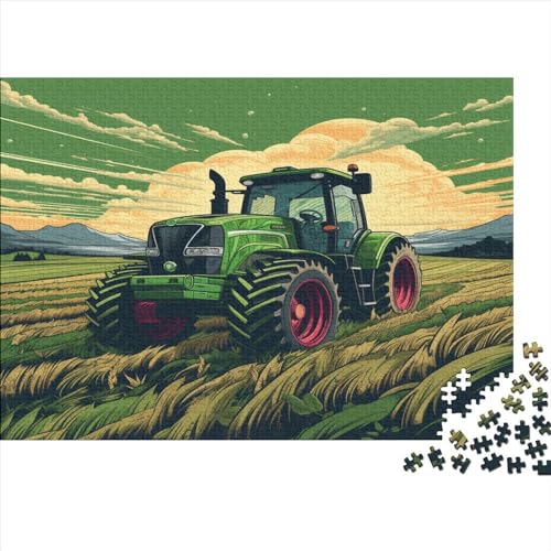 Hölzern Puzzle Traktor 1000 Piece Puzzle for Adults, Puzzle with 1000pcs (75x50cm) von MOBYAT