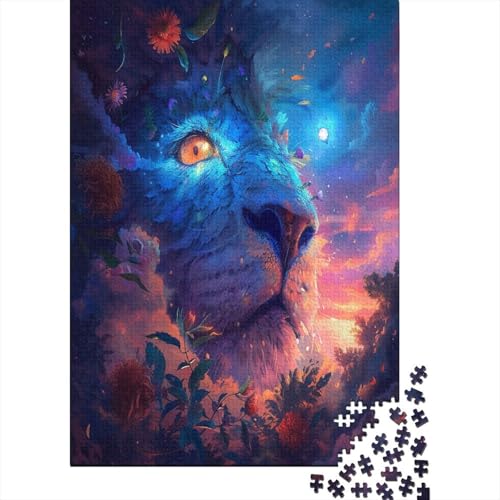 Löwe Puzzle 1000 Teile Für Erwachsene Und Kinder Ab 14 Jahren Für Stressabbauer Puzzel 1000pcs (75x50cm) von MOBYAT