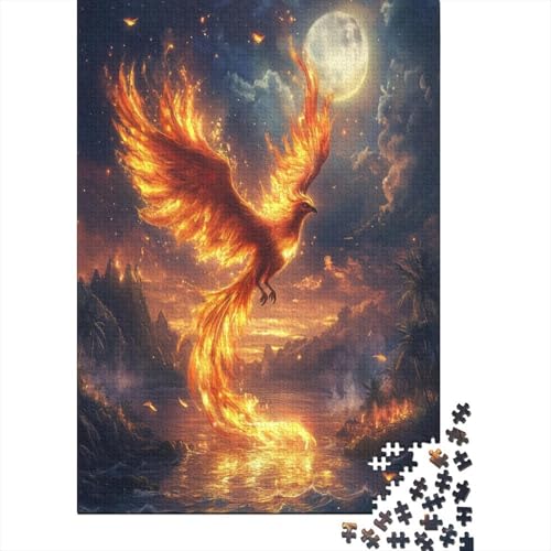 Puzzle 1000 Teile, Phoenix Collection, Geschicklichkeitsspiel Für Die Ganze Familie, Erwachsenenpuzzle Ab 14 Jahren - Holzpuzzle 1000pcs (75x50cm) von MOBYAT