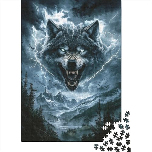 Puzzle 1000 Teile, Wolf Collection, Geschicklichkeitsspiel Für Die Ganze Familie, Erwachsenenpuzzle Ab 14 Jahren - Holzpuzzle 1000pcs (75x50cm) von MOBYAT