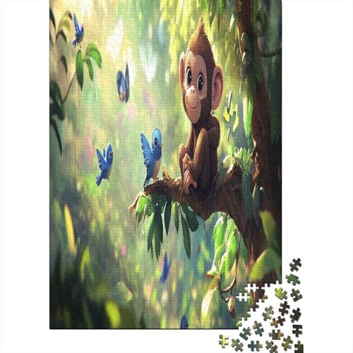 Puzzle 1000 Teile,Puzzle Erwachsene, Impossible Puzzle, Geschicklichkeitsspiel Für Die Ganze Familie,Puzzle Farbenfrohes Legespiel - AFFE.Home DekoRatteion Puzzle 1000pcs (75x50cm) von MOBYAT