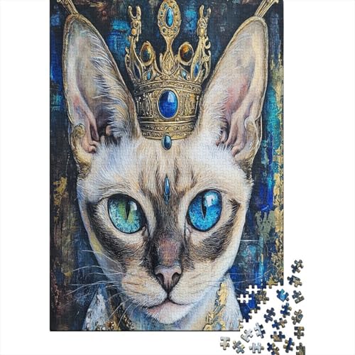 Puzzle 1000 Teile,Puzzle Erwachsene, Impossible Puzzle, Geschicklichkeitsspiel Für Die Ganze Familie,Puzzle Farbenfrohes Legespiel - Sphinx Katze.Home DekoRatteion Puzzle 1000pcs (75x50cm) von MOBYAT