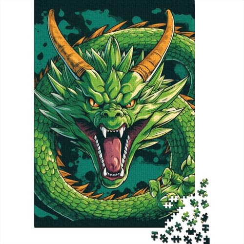 Puzzle 1000 Teile 3D Drachen Puzzles Für Erwachsene Klassische Puzzles 1000 Teile Erwachsene Puzzles Schwer Erwachsene 1000 Teile 1000pcs (75x50cm) von MOBYAT