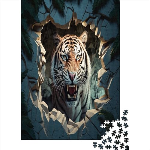 Puzzle 1000 Teile - 3D Tier Avatar - Puzzle Für Erwachsene, [Exklusiv] 1000pcs (75x50cm) - Holzpuzzle von MOBYAT