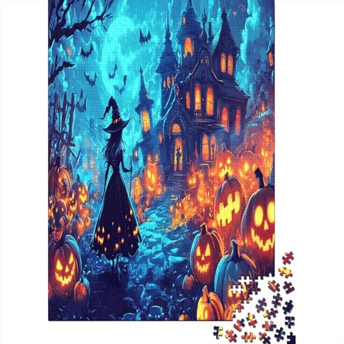 Puzzle 1000 Teile - Hexe - Puzzle Für Erwachsene, [Exklusiv] 1000pcs (75x50cm) - Holzpuzzle von MOBYAT