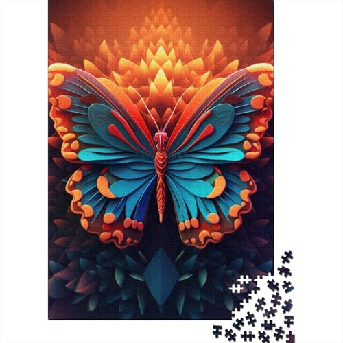 Puzzle 1000 Teile Schmetterling 3D Effect Puzzles Für Erwachsene Klassische Puzzles 1000 Teile Erwachsene Puzzles Schwer Erwachsene 1000 Teile 1000pcs (75x50cm) von MOBYAT