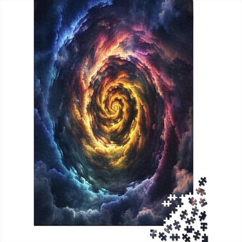 Puzzle 1000 Teile - Vortex - Puzzle Für Erwachsene, [Exklusiv] 1000pcs (75x50cm) - Holzpuzzle von MOBYAT