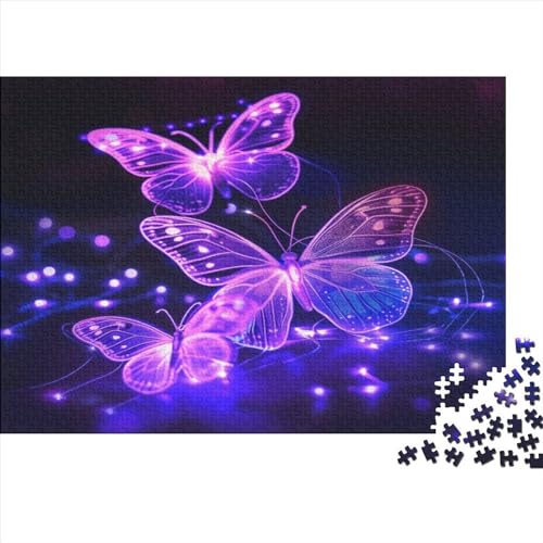 Schmetterling 1000 Teile Hölzern Puzzle 1000pcs (75x50cm) von MOBYAT