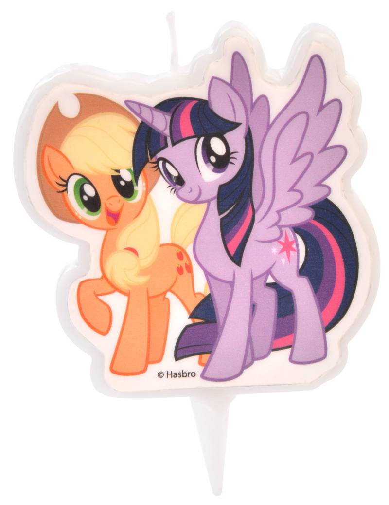 My Little Pony-Kerze Applejack und Twilight Sparkle Kuchendeko bunt 6,5 cm von MODECOR