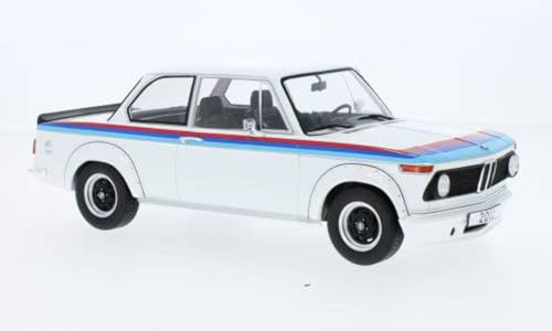 MODELLINO IN Scala COMPATIBILE Con BMW 2002 Turbo 1973 White/Decorated 1:18 MODELCARGROUP MCG18408 von MODELCARGROUP